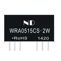 

2pcs isolated dc dc boost converter 5V to dual 15V 2w regulated dc-dc power module quality goods