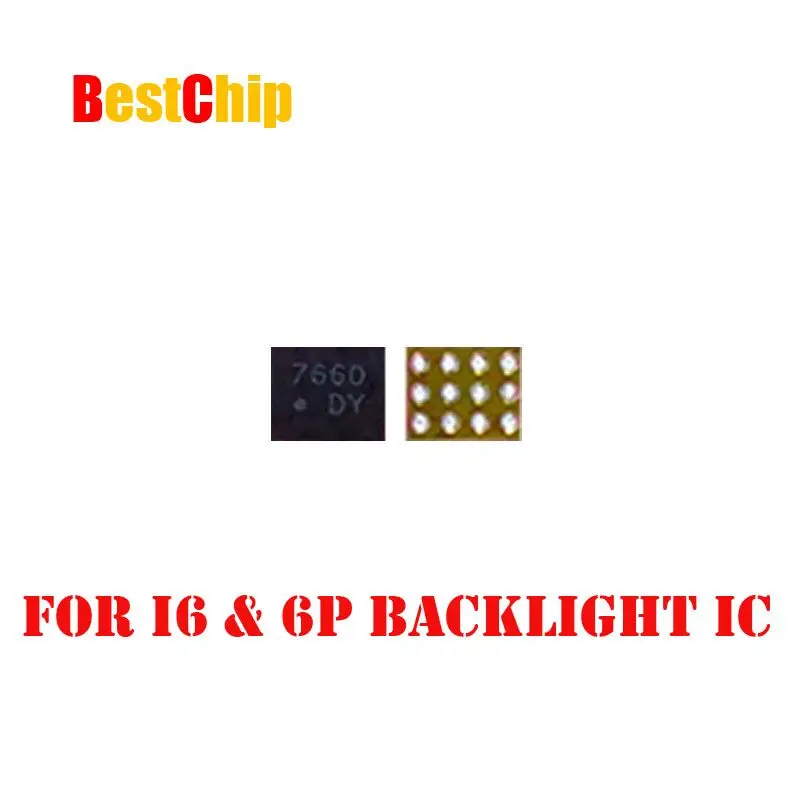 

5pcs/lot Backlight fix part U1502 for iphone 6/6plus/6 plus back light driver IC chip U1580 12pins DY LM3534