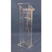 Напольный дешевый прозрачный стойки для динамиков акриловая Трибуна акриловые подиумы подиумов пульты акриловая подставка