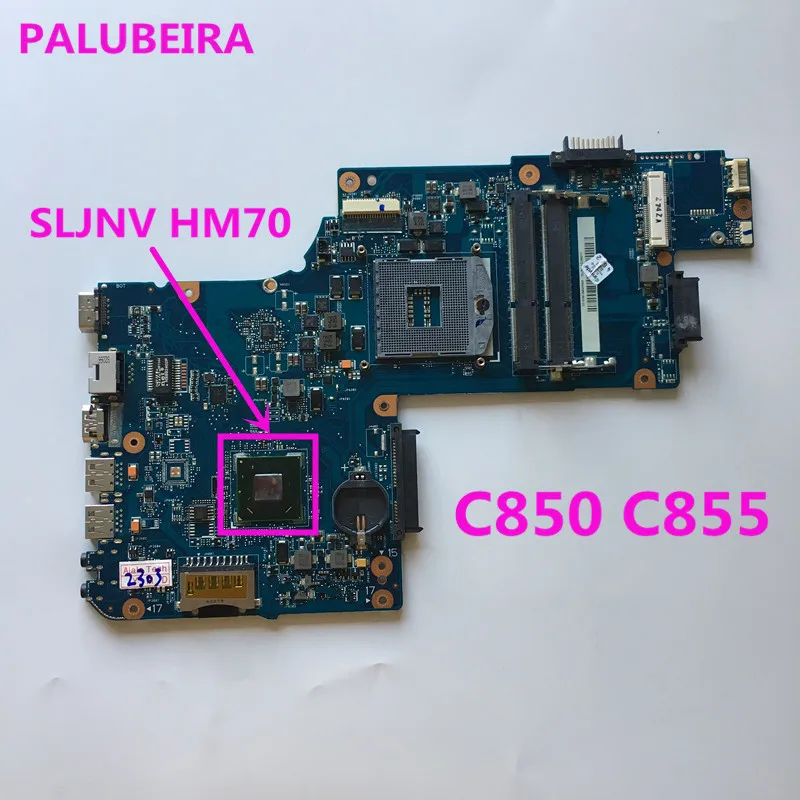 

PALUBEIRA FREE SHIPPING FOR Toshiba Satellite C850 C855 Laptop Motherboard H000052610 HM70 DDR3 Test Ok