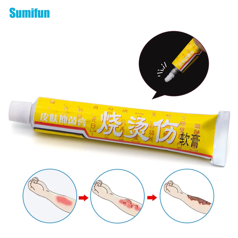

1Pcs Burn Cream Analgesic Ointment Wound Care Repair Snake Oil Pain Relief Anti-infection Joint Herbal Medical Plaster 20g P1025