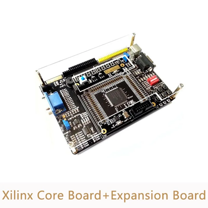 

Xilinx FPGA Spartan-6 XC6SLX9 Development Board Core Board + Peripheral Expansion Board + AD DA Module XL005