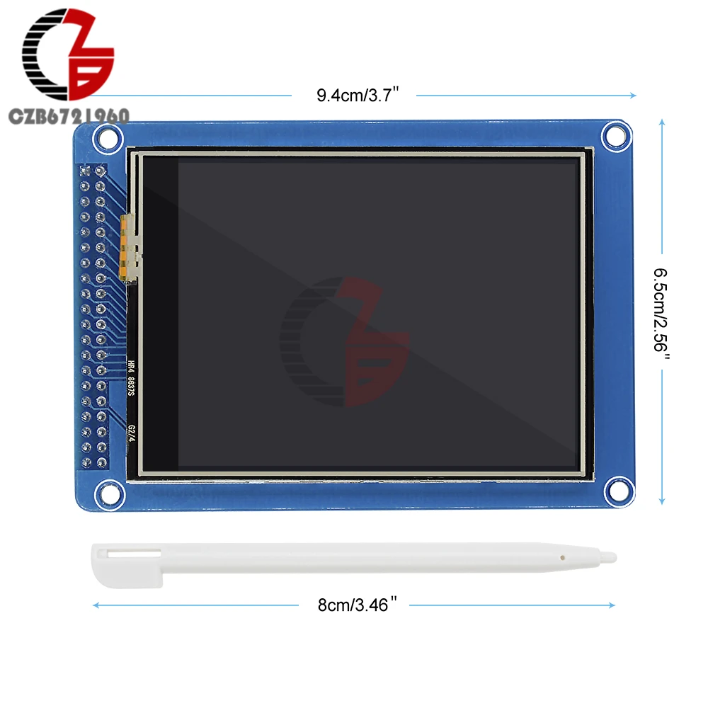 Сенсорный ЖК дисплей 3 2 дюйма 320x240 TFT панель SSD1289 Сенсорная контроллера со слотом
