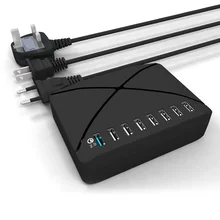 120 Вт 5 в 2,4 А супер скорость 8 портов USB зарядное устройство для телефона и концентратор для iPad iPhone 6 5S SAMSUNG Galaxy S6 планшет htc адаптер питания переменного тока