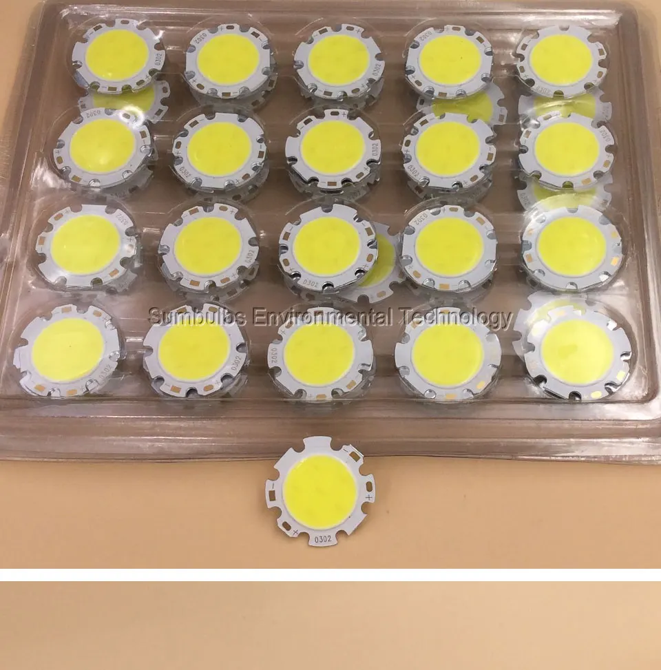28mm 3W 5W 7W 10W 12W LED Chip On Board Light Source For Spotlight Downlight Warm Natural Cold White cob (5)