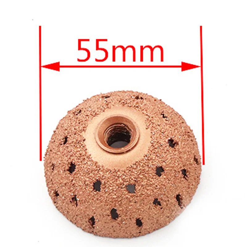 55mm URANN 1 шт. 42 мм 55 мм Вольфрамовая сталь шлифование шин колесо шлифование шин голова карбида Шлифовальная головка - Цвет: 55mm