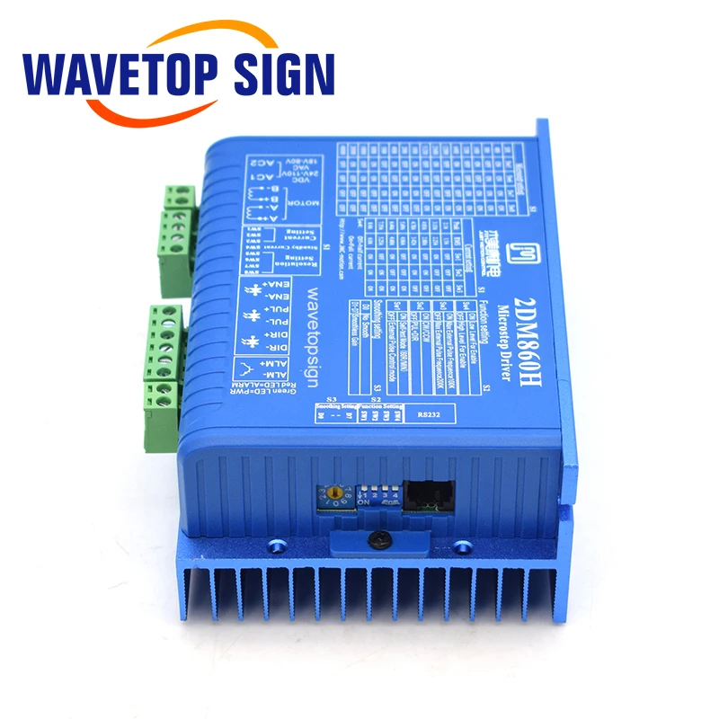 JMC 2 фазы шагового драйвер 2DM860H 30 ~ 80VAC 1 8.4A 8 фазный 32bit DSP|driver hp|driver mp5stepper driver circuit |