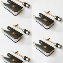 5 шт полностью выстроились Эбеновое дерево лягушка никель-серебро части для 4/4 струна для скрипки EB04