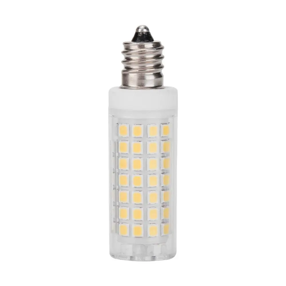 E12 Warm White E12/E14/E17/B15D 9W 220V светодиодный светодиодная лампочка(кукуруза) без стробоскопической лампы для галогенной домашней современной гостиной лампы украшения - Испускаемый цвет: E12 Warm White
