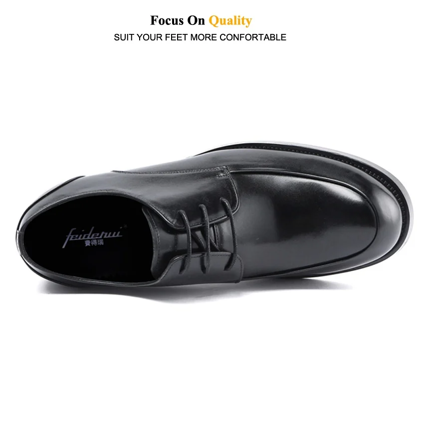 Новинка года, классические мужские туфли в стиле Дерби ручной работы, мужские офисные туфли-оксфорды из натуральной кожи с круглым носком на шнуровке, YMX680