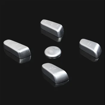 

5pcs/sets Car Stick cover detector ABS chrome seat adjustment knob button switch trim Fit For Kia Sportage KX5 2016 2017
