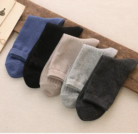 

TZ-AD18 men socks cotton Superman America Avenge long leg black cotton business socks