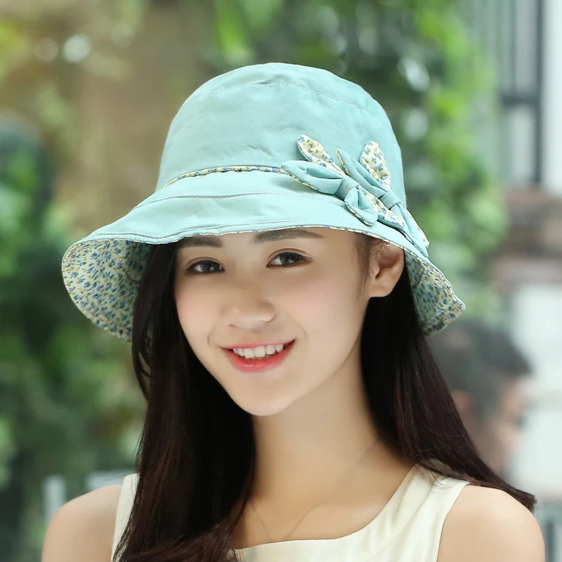Anti uv sun shading hat female summer sunscreen sun hat women's bucket hat bucket hatsin Sun