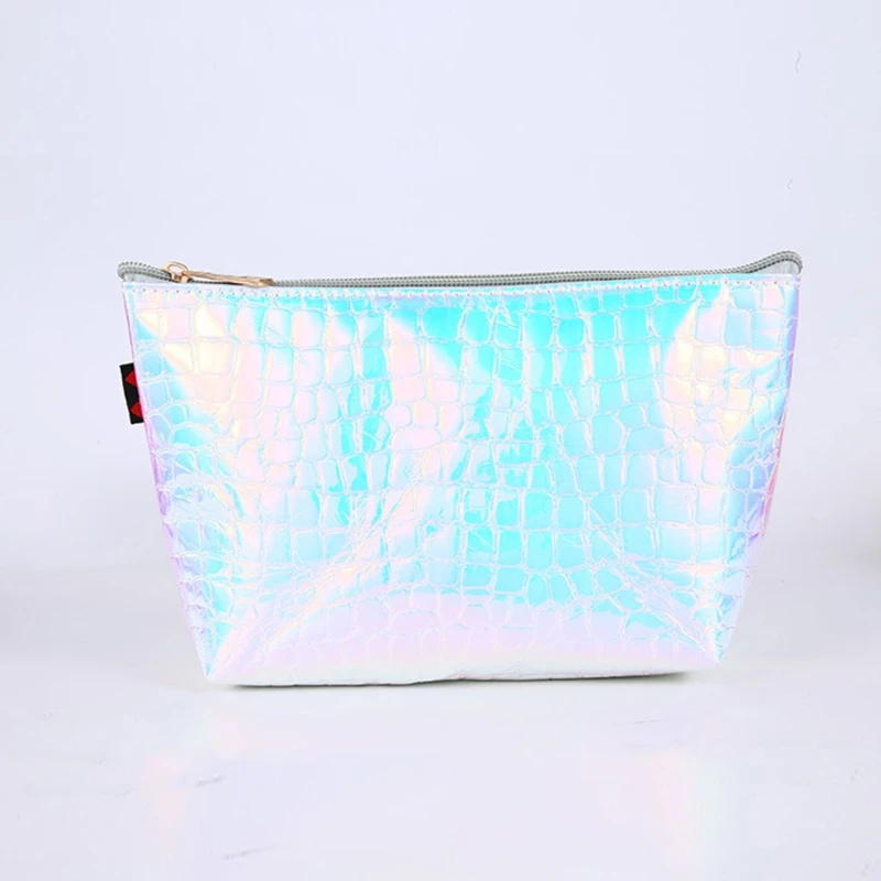  Hologram Holographic Pencil Pen Case Bag Cosmetic Makeup Storage Bags Purse