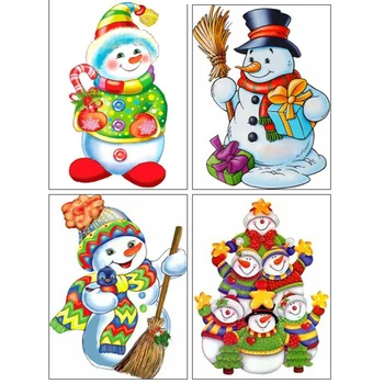 

Diamond Embroidery Cartoon Snowman Diamond Mosaic Cross Stitch Full Square/round Diamond Painting Christmas Picture Rhinestone