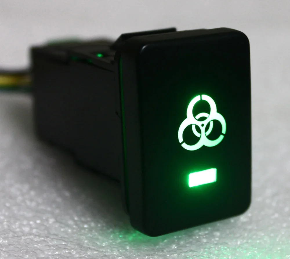 ZOMBIE LIGHTS Push Button Car ON OFF Switch 12 Volt 3 Amp For Toyota