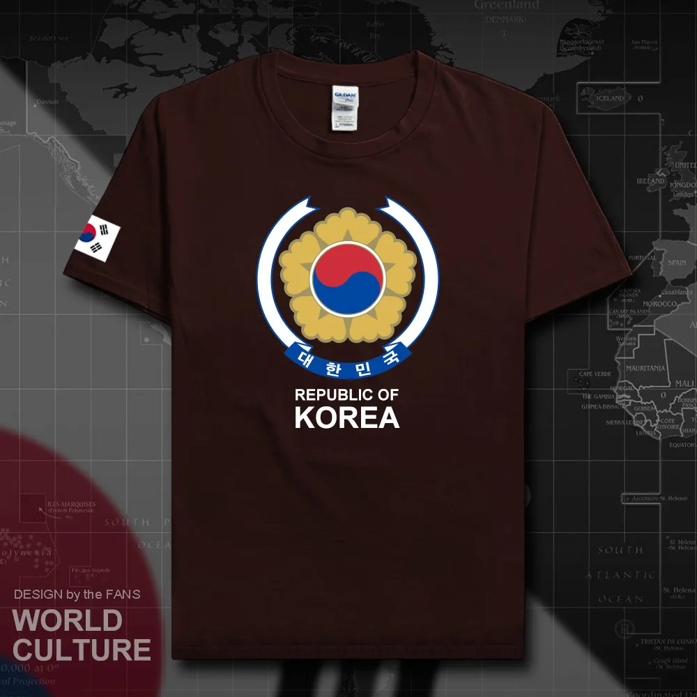 Корейская Южная футболка мужские футболки KOR 2018 топы для встреч с
