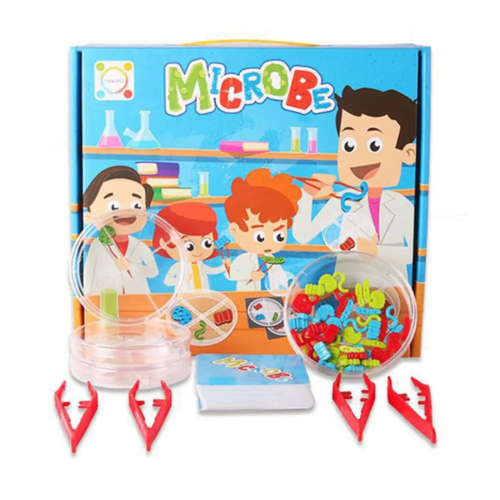 

Kids Pretend Play Science Microbes Lab Experiment Education Toy Teaching Aids