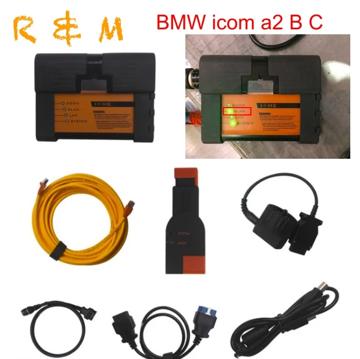 

For BMW icom a2 wifi icom a2 b c for BMW diagnostic programming tool with icom a 2 cables full set multi language no icom hdd
