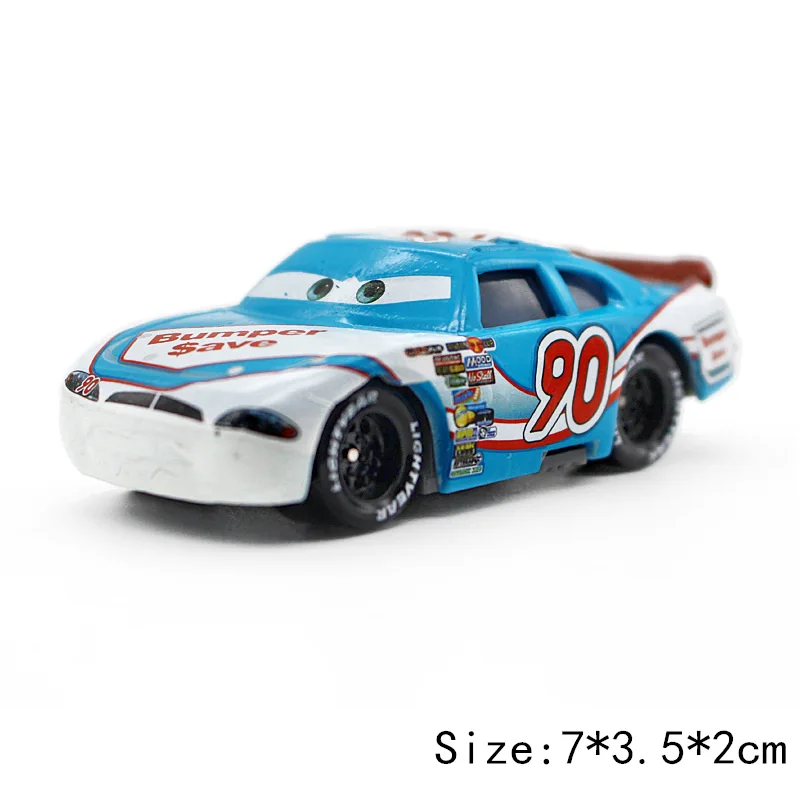 Disney Pixar Cars 3 2 № 79 восстановленных фигура автомобили McQueen Джексон Storm матер 1:55 Diecast металла модели машинок из сплава подарок для детей игрушка