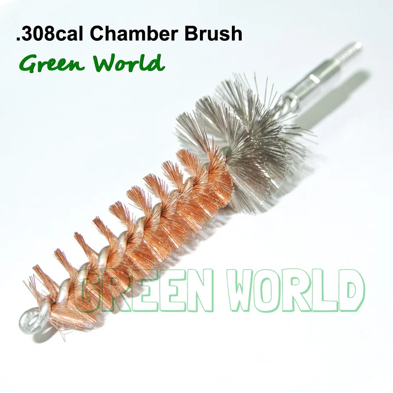 

Green World 5pcs/lot .308cal Phosphor Bronze Chamber Brush,gun Clean Brush,Thread 8-32