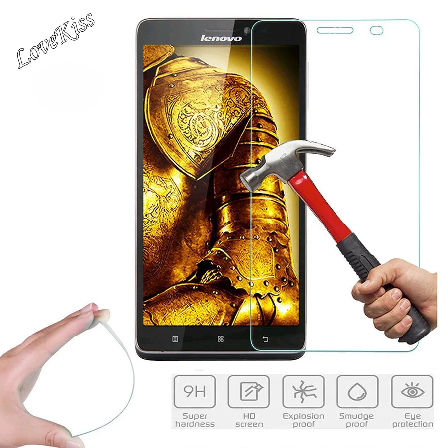 

9H Tempered Glass Screen Protector Film For Lenovo Vibe C Z90 C2 S90 K3 K4 K5 A Plus K6 Power Note A6010 P70 A2010 A5000 P2 Case