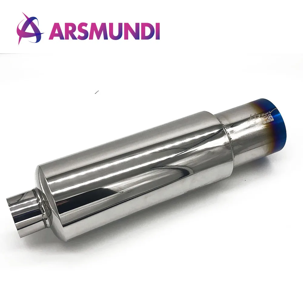 

exhaust pipe mufflers tail universal stainless steel Exhaust Systems racing Mufflers 2.5"To 4"63mm-100mm