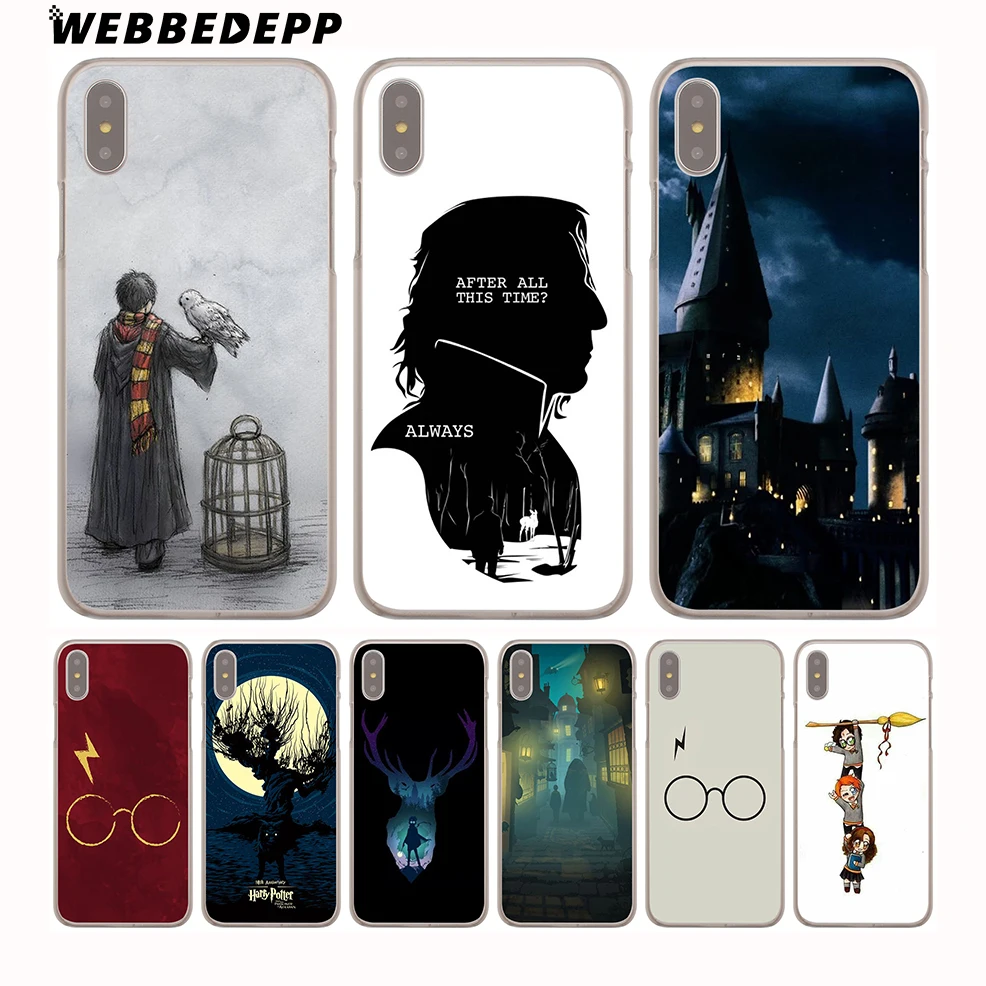 WEBBEDEPP Harry Potter Hogwarts Hard Phone Case for iPhone X XS Max XR