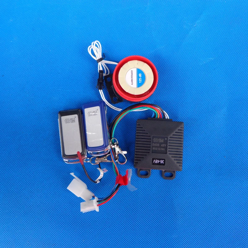 Bodyguard electric car alarm remote alarm 36v48V60v72V Universal Dual