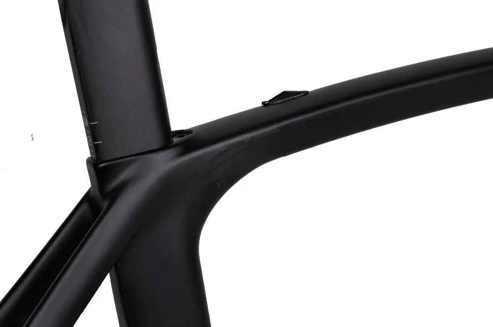 Discount 2018 Hot sale Wholesale brand custom design carbon T800 toray fiber top quality road bicycle frame UD matt aero road bike frames 4