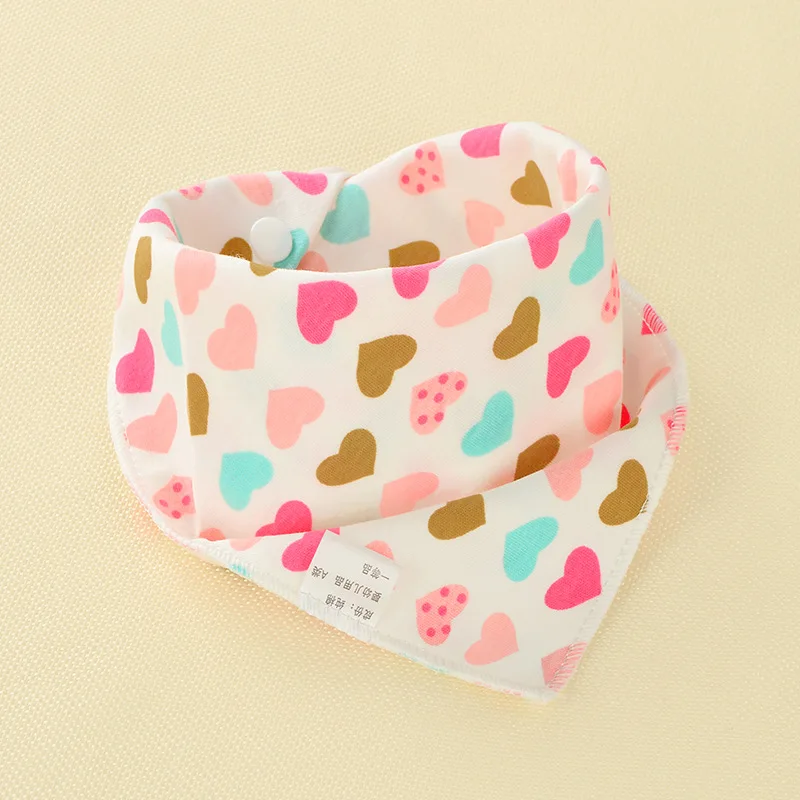 

Oklady Best Selling Baby Drool Bibs Triangle Double Cotton Bibs Saliva Towel Baby Boys Girls Feeding Apron Bandana Bibs Infant