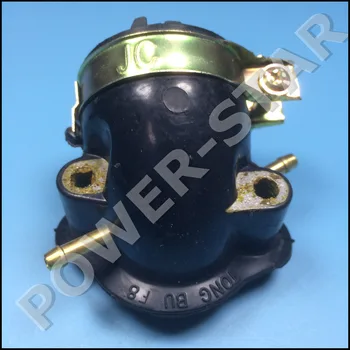 

Scooter Dual Vaccuum Port Intake Manifold GY6 125cc 150cc Chinese Scooter Parts Intake 152QMI 157QMJ