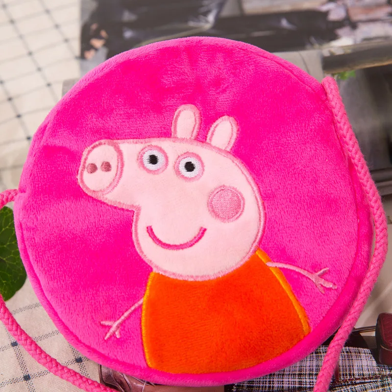 Peppa pig Детский плюшевый рюкзак школьный плюшевый игрушка-подушка кукла сменный мешок кукла отправить детям подарок на день рождения рюкзак ребенок