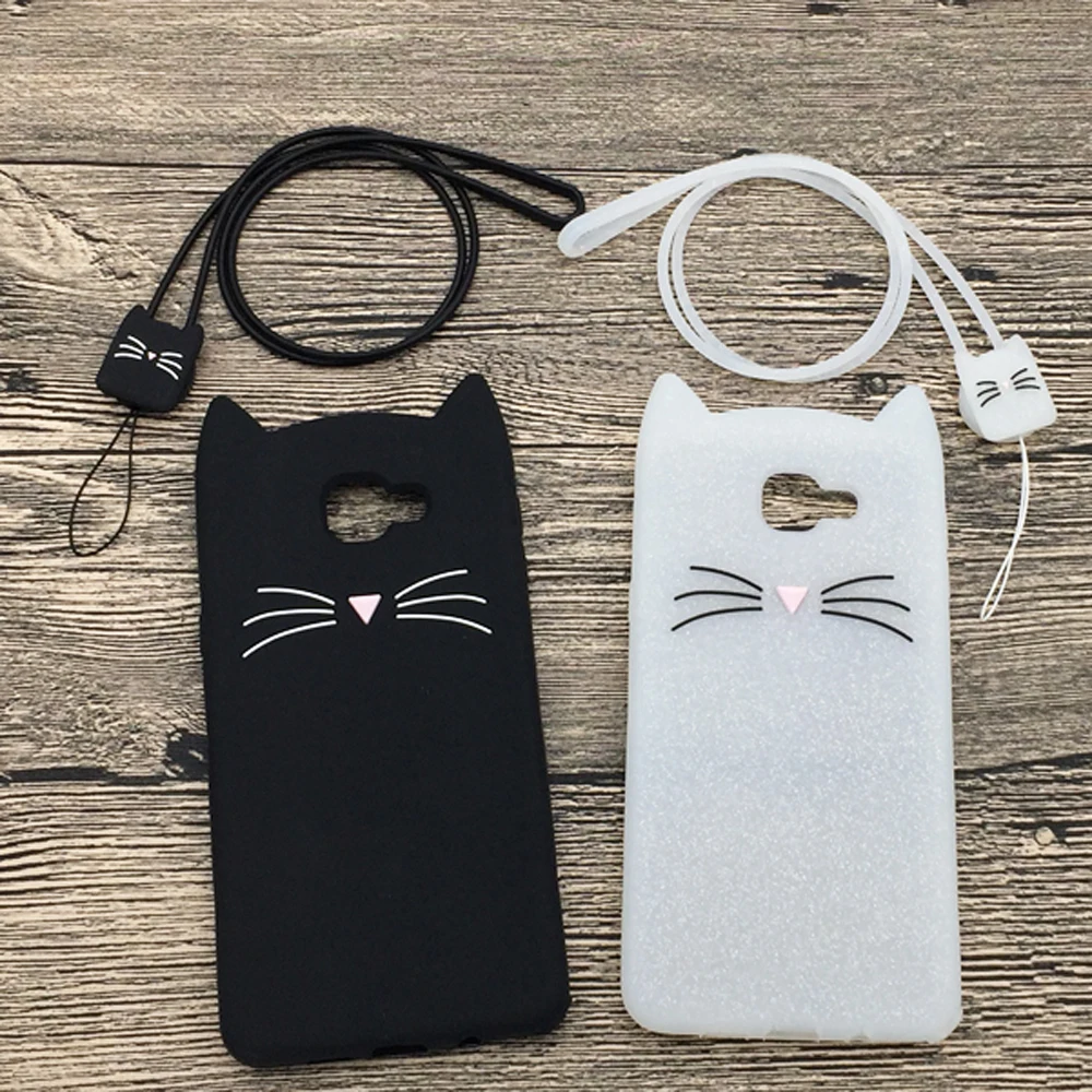 

Case Cover For Samsung j5 prime G5700 3d cartoon beard cat soft Silicone Cases For Samsung Galaxy J5 Prime On5 2016 shell