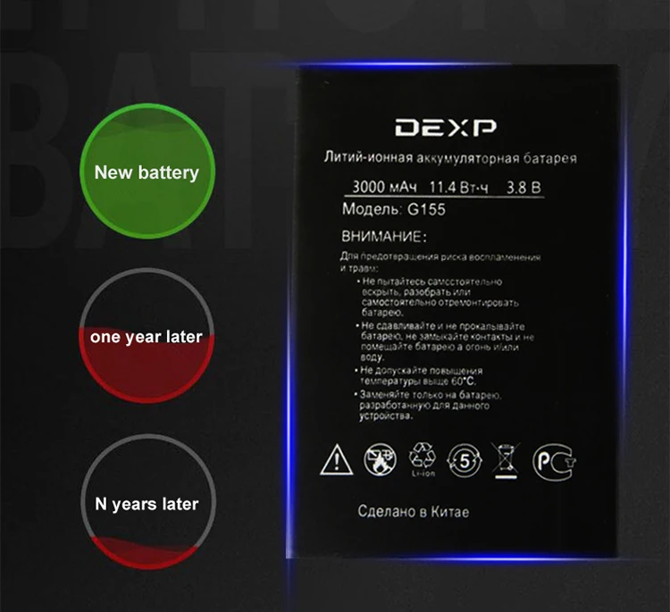 DEXP G155 E150 ES355 XL145 недавно произведенный аккумулятор для телефона DEXP аккумулятор+ номер отслеживания