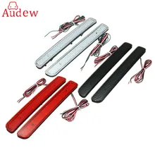 1Pair(2Pcs) 24 LED Rear Bumper Reflector Parking Brake Running Turning Light For Land Rover/Discovery 3 4/L320/Facelift