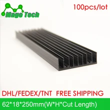 Светодиодный алюминиевый радиатор в виде пластины растут свет радиатор охлаждение Охладитель Fit транзистор IC теплопроводность светодиодный радиатор Электроника