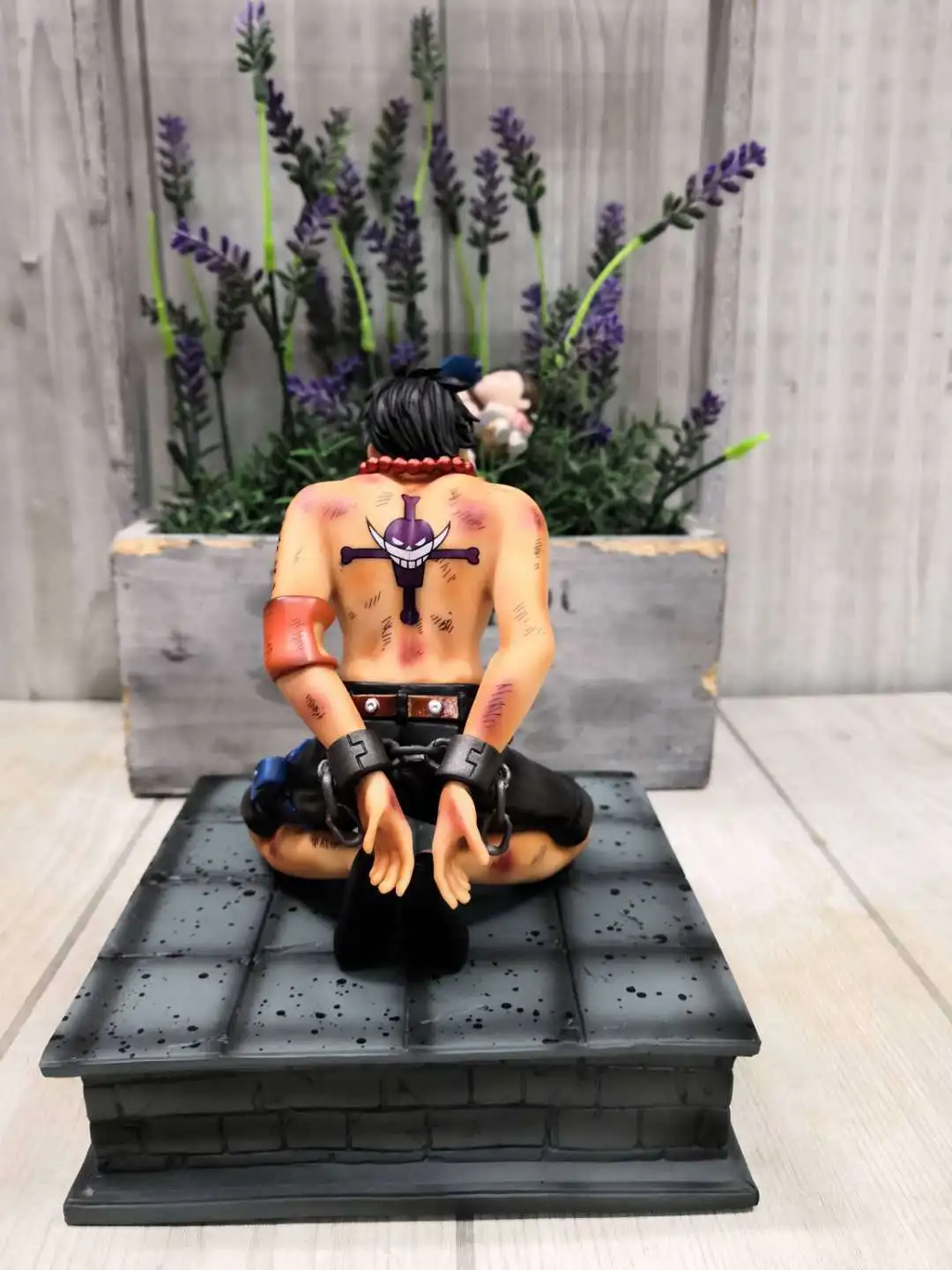 Аниме ONE PIECE Portgas D Ace с наколенниками фигурка модель игрушки|Игровые фигурки и