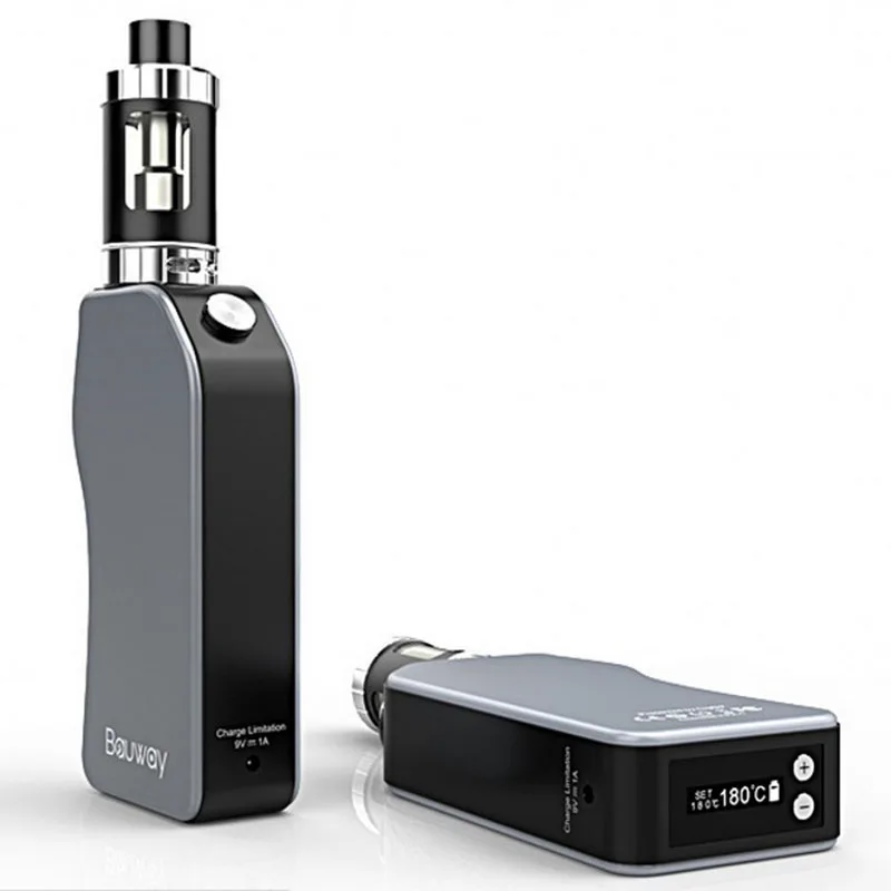 

CigGo T100 TC Box MOD electronic cigarette box mod LED display 2500mah battery 100 Watts Temperature Control mod full kit