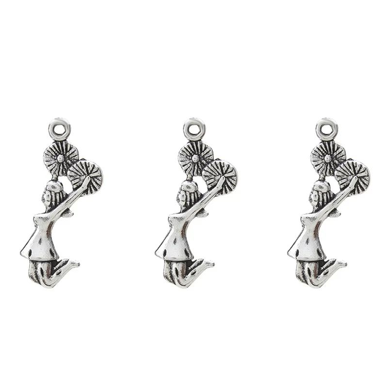10 шт. винтажные подвески для браслета 28 х10 мм|pendants for jewelry making|bracelets charm pendantsdancer |