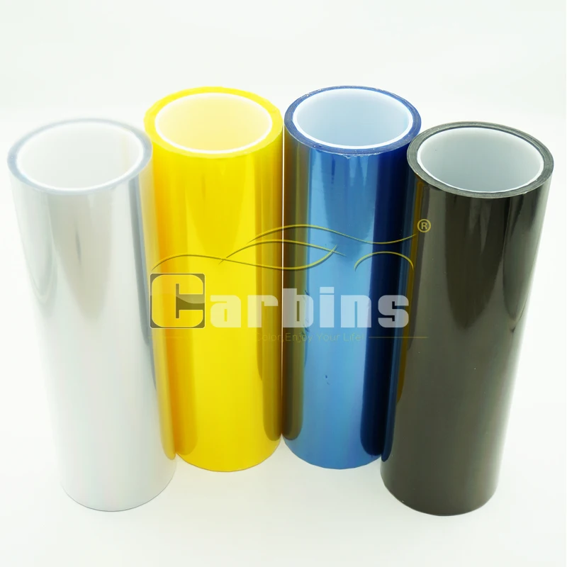 

0.3*10m 10 rolls High glossy auto light film , car headlight taillight vinyl wrap film , vehicle lamp changing color sticker