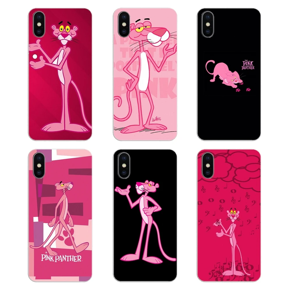 

For Huawei Honor 8 8C 8X 9 10 7A 7C Mate 10 20 Lite Pro P Smart Plus Korea Pink Panther Cartoon Panthera Lovely Naughty TPU Case