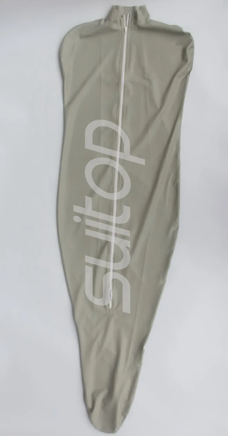 

New arrival !! latex suit for men sleeping bag sleeping-sack in grey