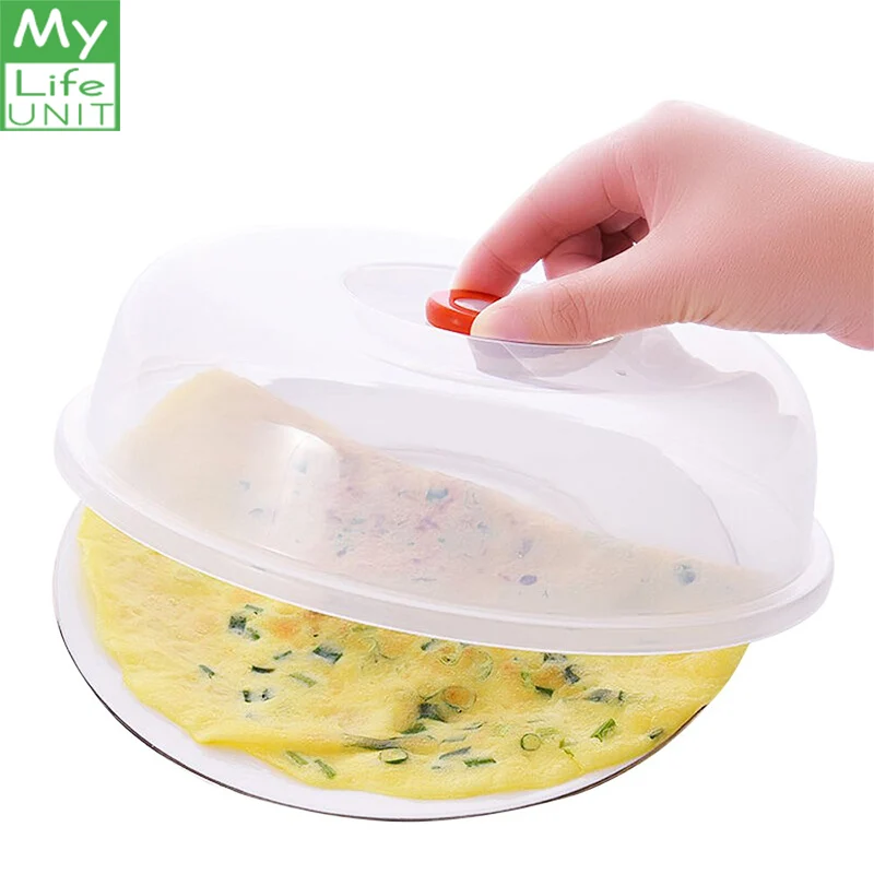 

MYLIFEUNIT Plastic Cover Food Storage Lid Microwave Oven Crisper Cap Refrigerator Dish Lids Plate Dustpoof Cover Kitchen Tool