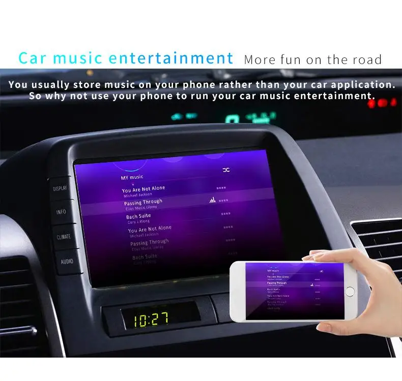 X7 Автомобильная беспроводная wifi зеркальная коробка HDMI ключ для iOS Android телефон аудио видео Miracast DLNA экран зеркальное отображение в автомобиль