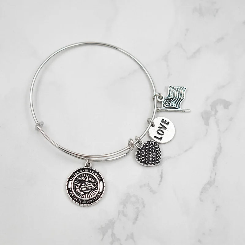 

10PCS Silver Expandable Bangle 4 Styles Alex Bangle Jewelry 316L Stainless Steel Bracelet & Bangle