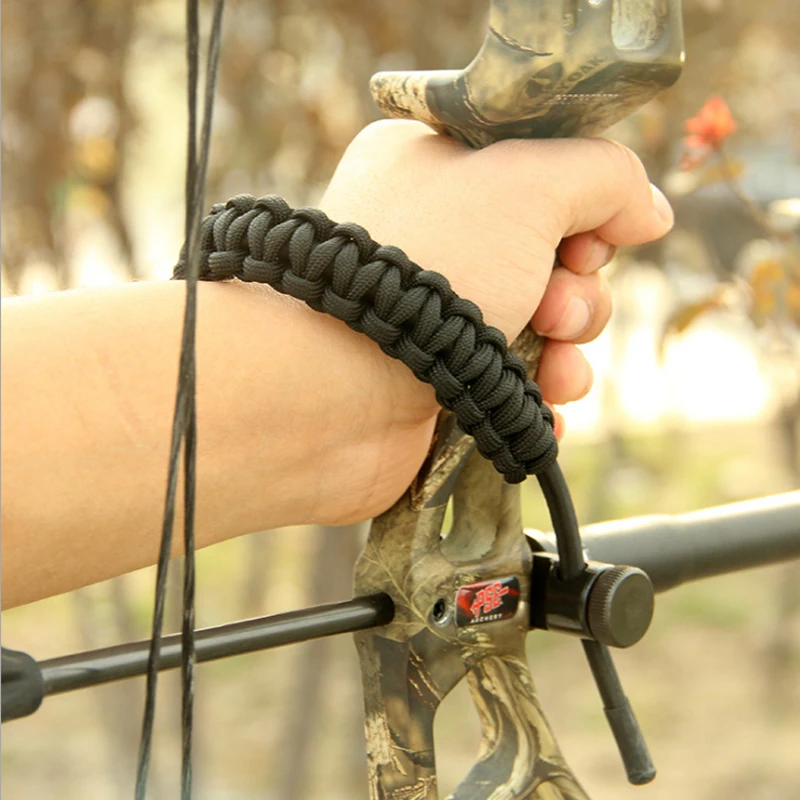 thumbnail image 2 of TOPARCHERY Compound Bow Stabilizer & Wrist Sling Set - Aluminum Stabilizer With Braided Nylon Sling 2 of 11