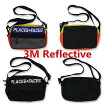 Места+ лица футболки для мужчин и женщин 1:1 3M Светоотражающие места+ лица футболки Повседневная пара буквы P+ F места+ лица Футболка