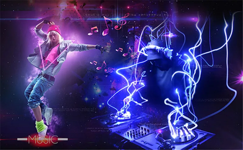 Custom 3D Print DIY Fabric Textile Wallcoverings For Walls Cloth Murals Matt Silk KTV Fantasty Music Commerce People Washable Custom 3D Print DIY Fabric Textile Wallcoverings For Walls Cloth Murals Matt Silk KTV Fantasty Music Commerce People Washable