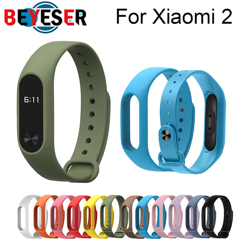 

For mi band 2 Accessories Pulseira Miband 2 Strap Replacement Silicone Wriststrap for Xiaomi Mi2 Smart Bracelet Wrist Band
